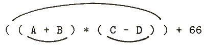 (A + B) * (B - C)